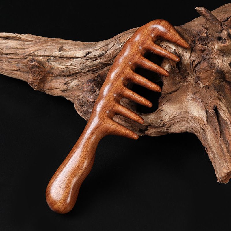 Hair Care Long Hair - Peines de madera de sándalo natural