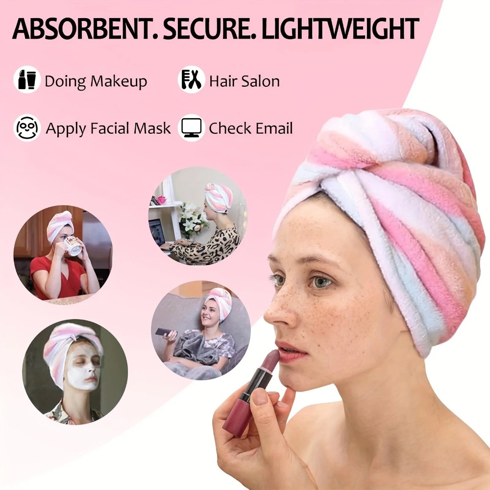 Hair Turban Towel - Gorro de toalla para el cabello