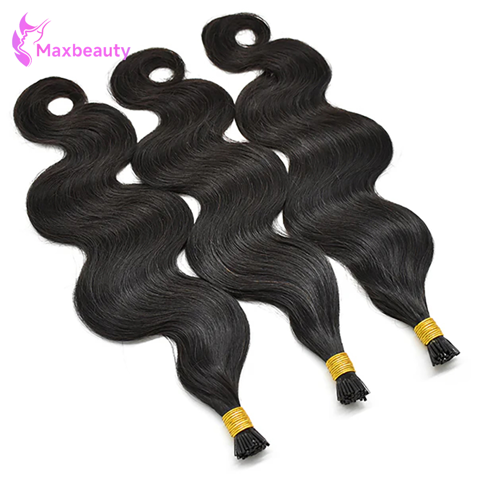 Hair Care Color - Extensiones de Cabello I-Tip Ondulado, Cabello
