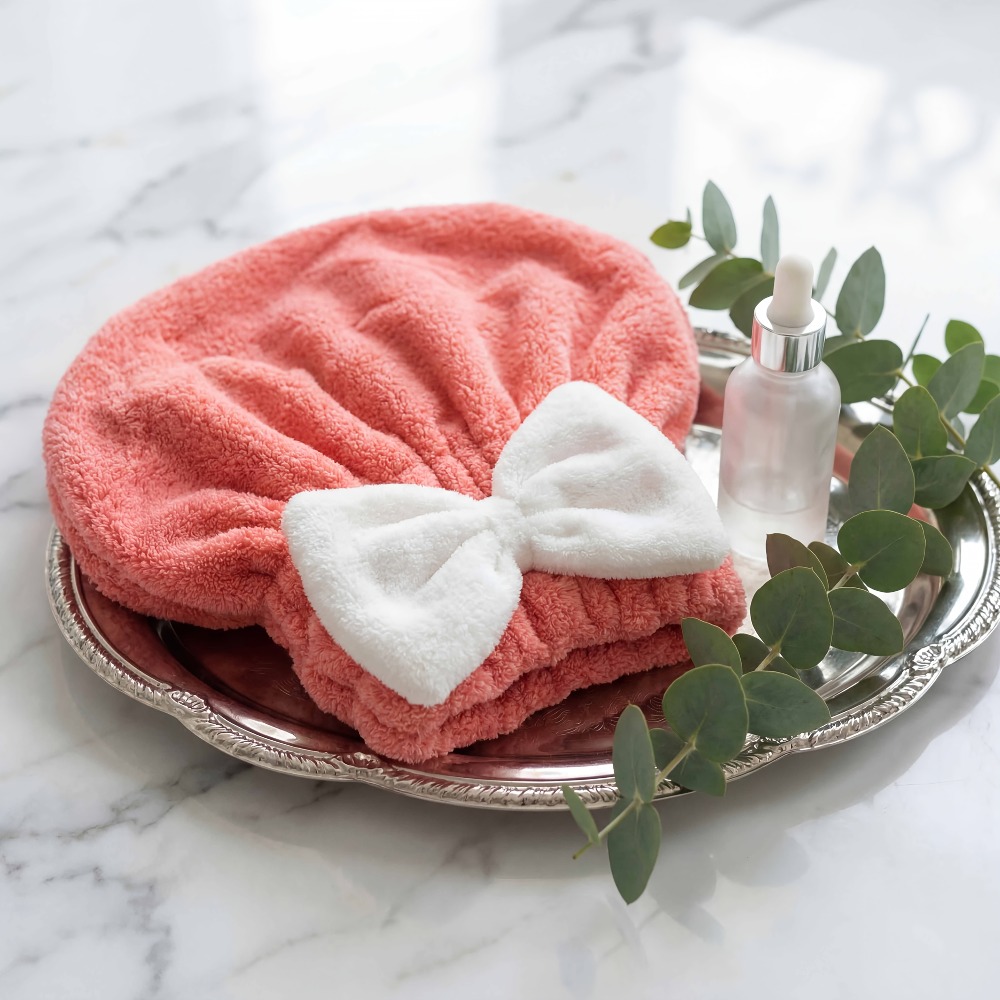 Hair Turban Towel - Gorro de microfibra para secar el