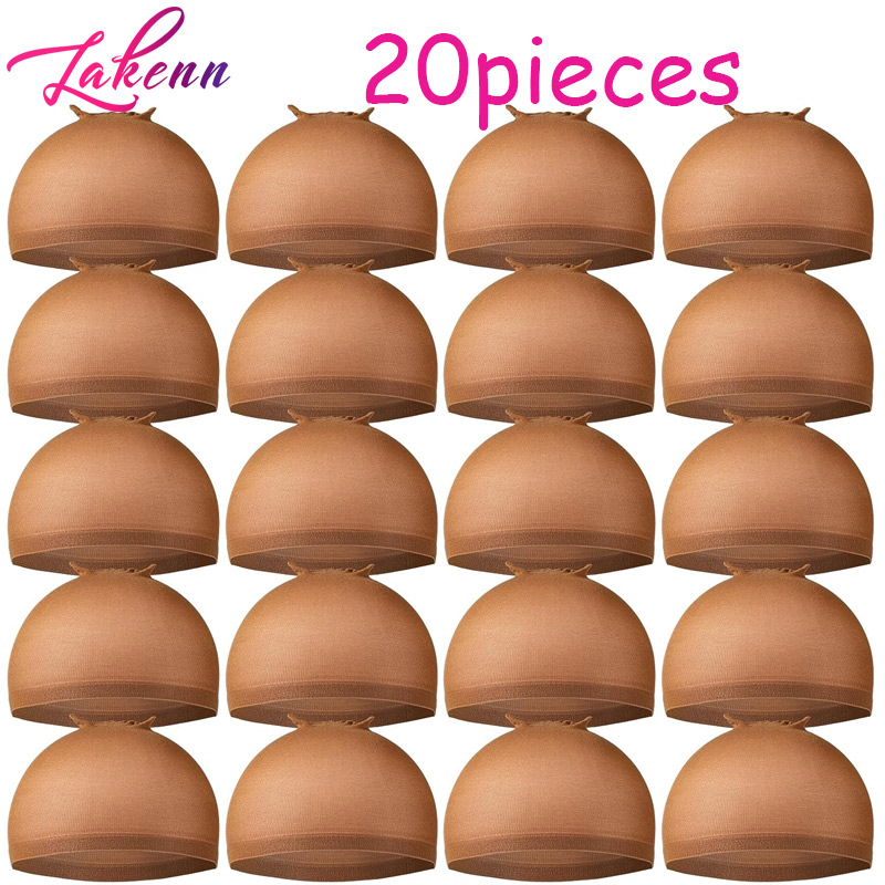 Wig Cap Stocking - Gorro de peluca marrón oscuro para
