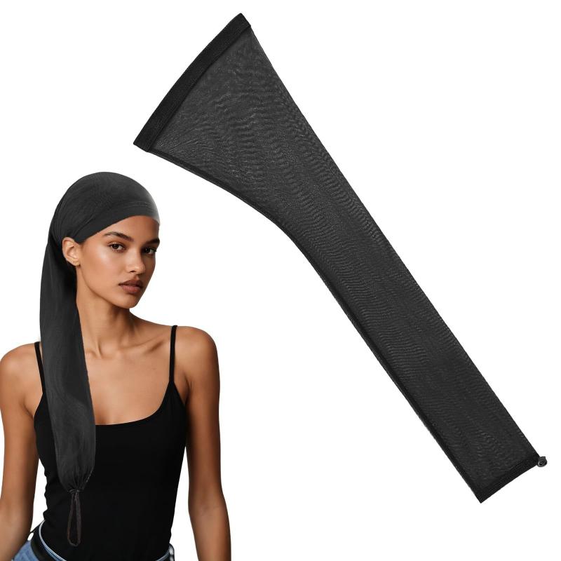 Hair Care Long Hair - Gorro elástico transpirable para el cabello,