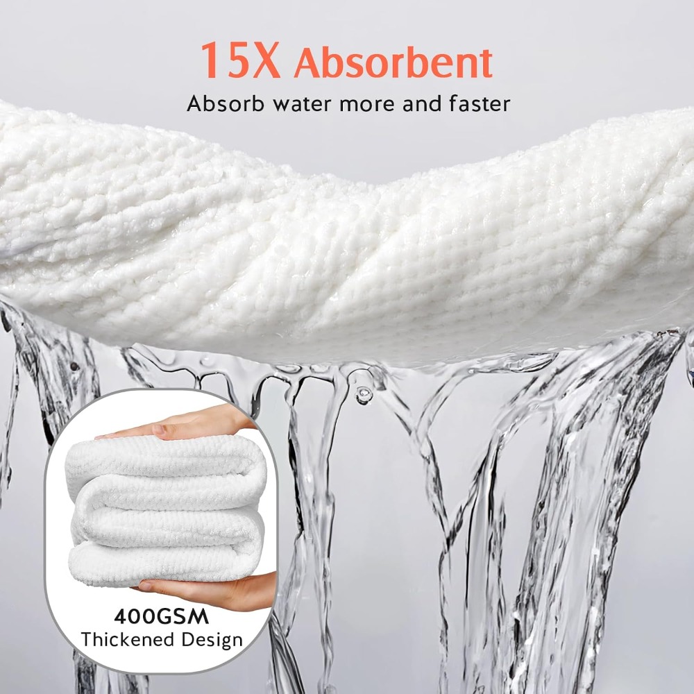 Paquete de 2 Toallas de Microf - Hair Turban Towel reseña y precio