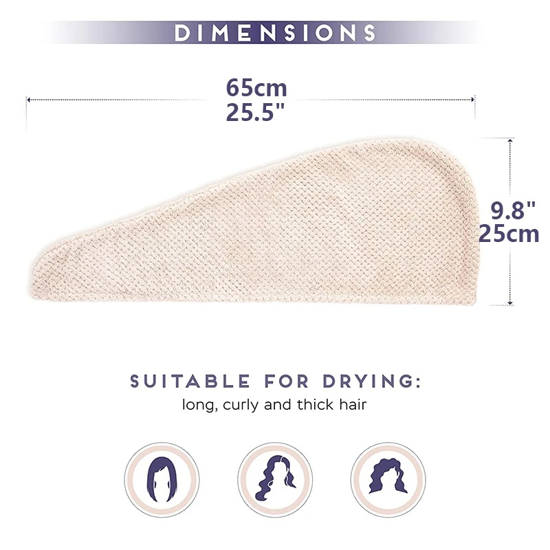 TILONDEX 1PC Turbante de Pelo  - Hair Turban Towel reseña y precio