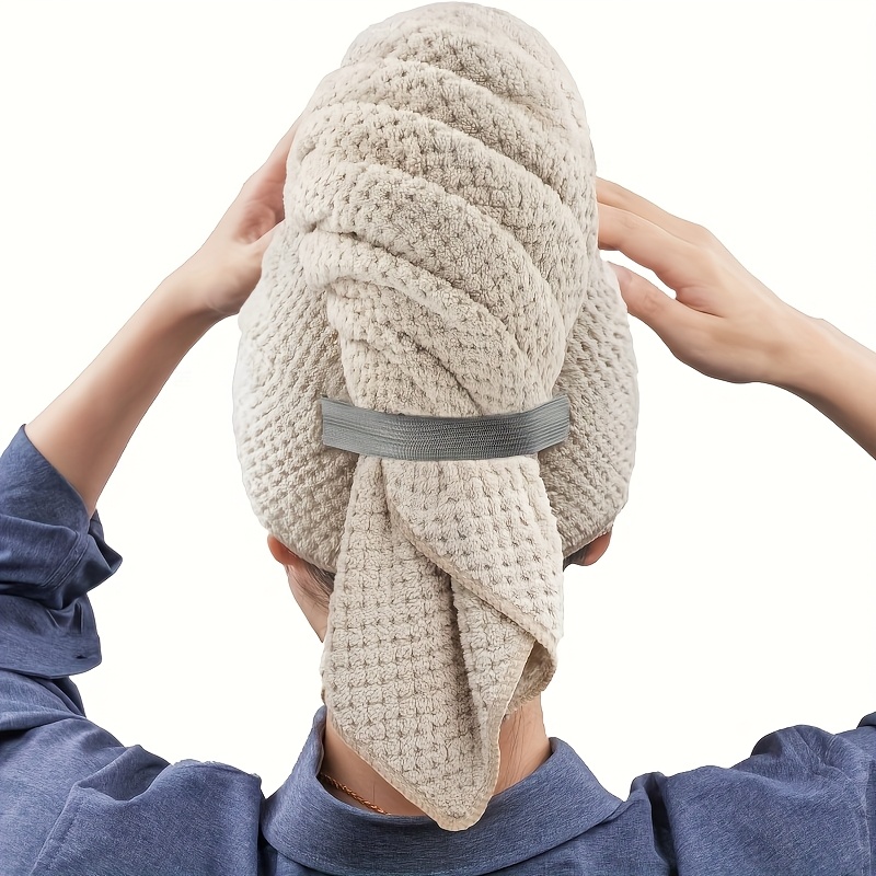 Toalla de microfibra para el c - Hair Turban Towel reseña y precio