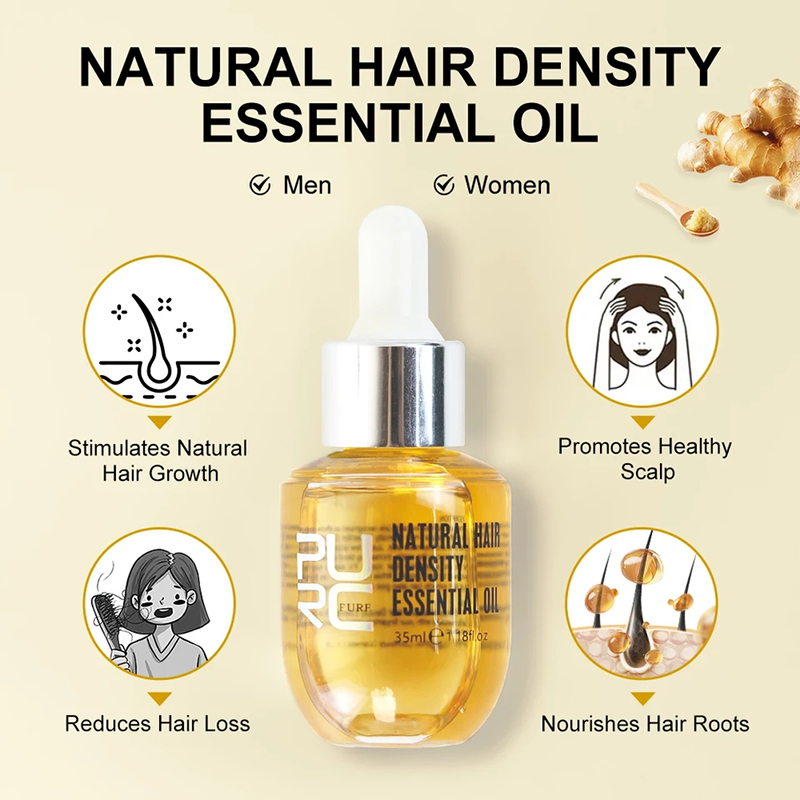PURC aceite de jengibre para e - Hair Care Herbal Products reseña y precio