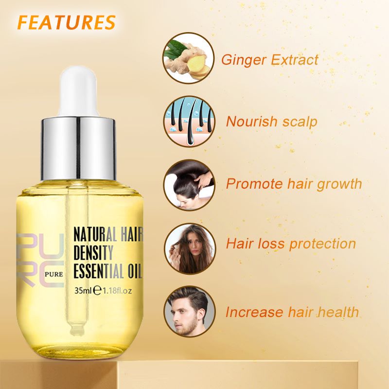 PURC aceite de jengibre para e - Hair Care Herbal Products reseña y precio