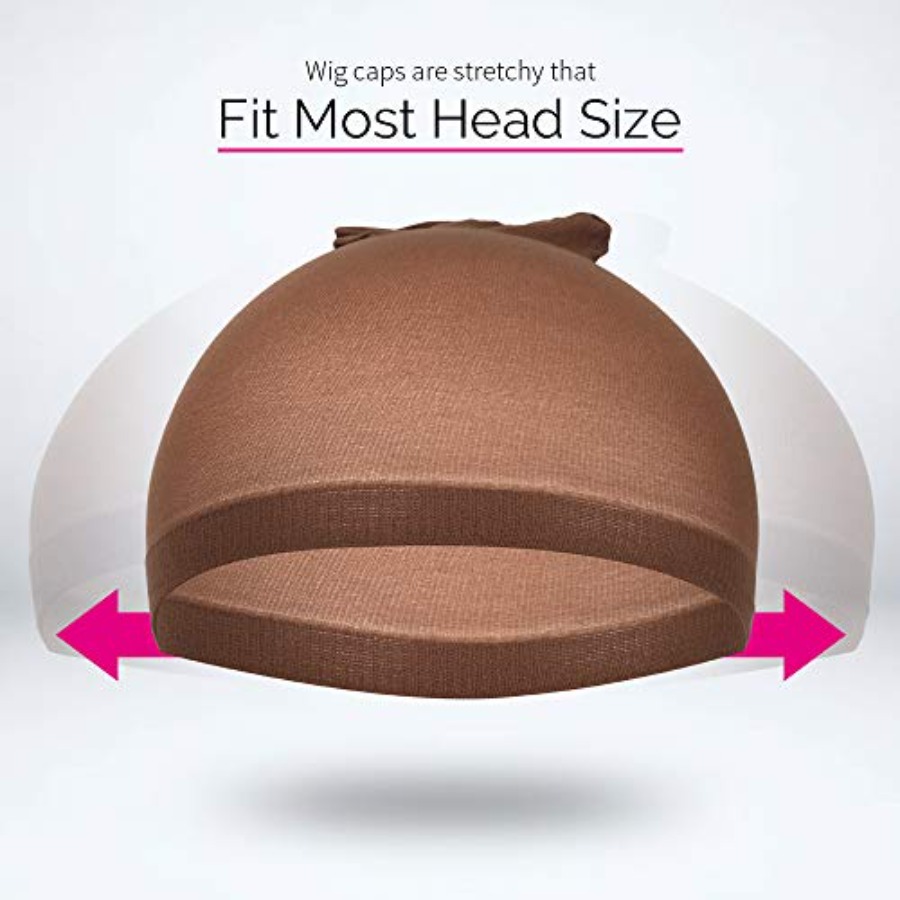 Gorros para peluca, 4 piezas,  - Wig Cap Stocking reseña y precio