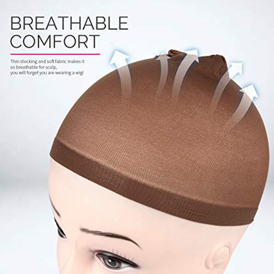 Gorros para peluca, 4 piezas,  - Wig Cap Stocking reseña y precio
