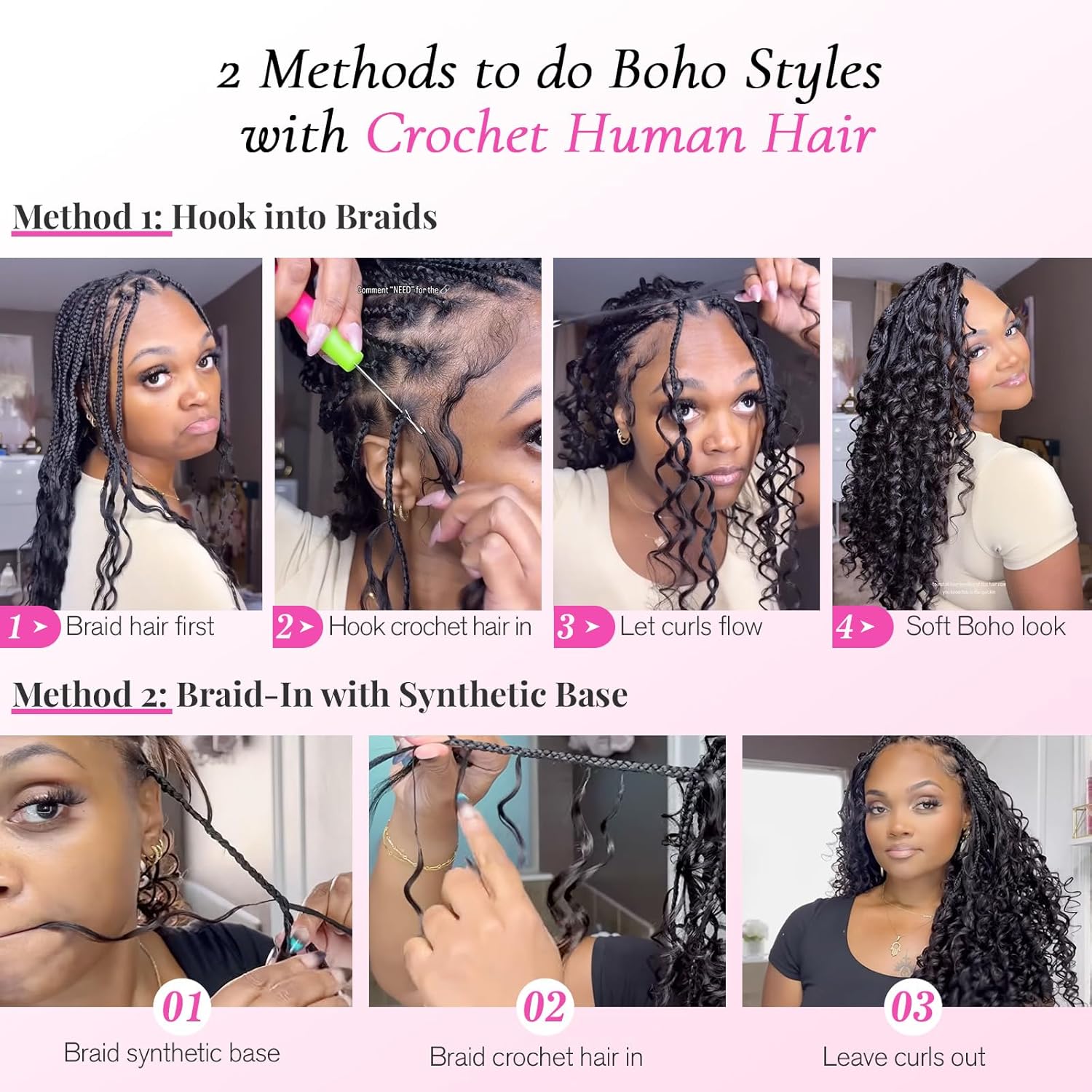 Extensiones de Cabello Humano  - Hair Care Color reseña y precio