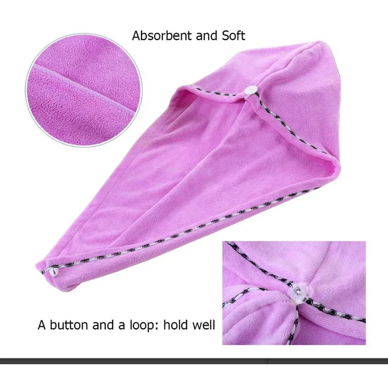 Toalla de microfibra para el c - Hair Turban Towel reseña y precio