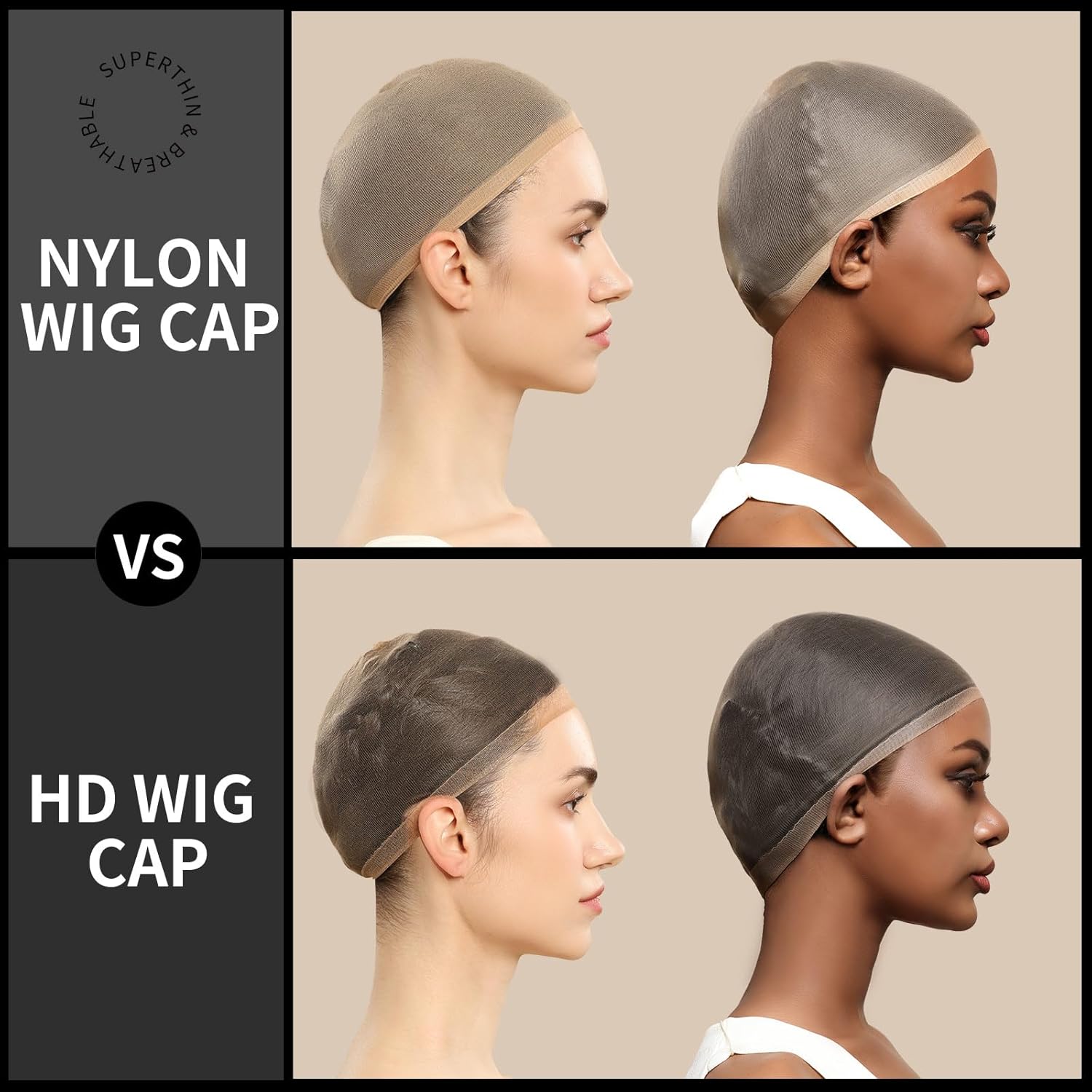 4/12 Uds malla de nailon venti - Wig Cap Stocking reseña y precio