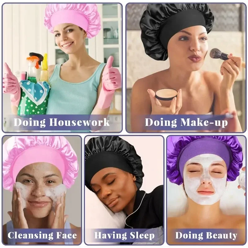 Gorro de Dormir Grande de Saté - Hair Care Long Hair reseña y precio