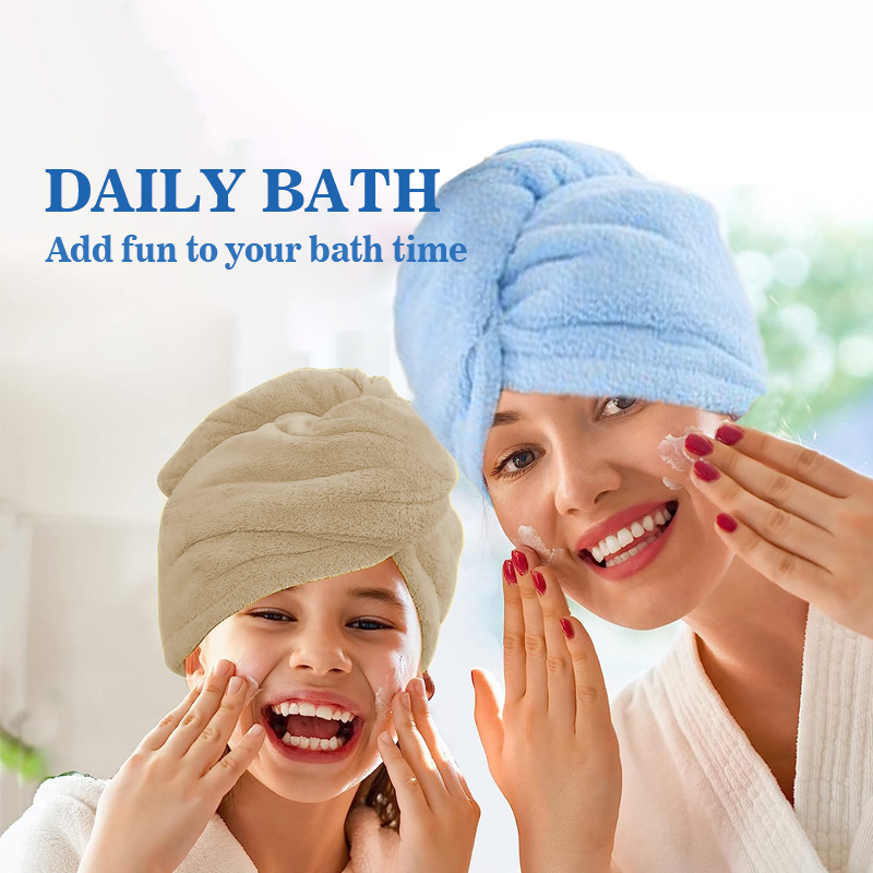 Toalla de microfibra para el c - Hair Turban Towel reseña y precio