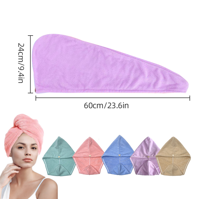 Toalla de microfibra para el c - Hair Turban Towel reseña y precio