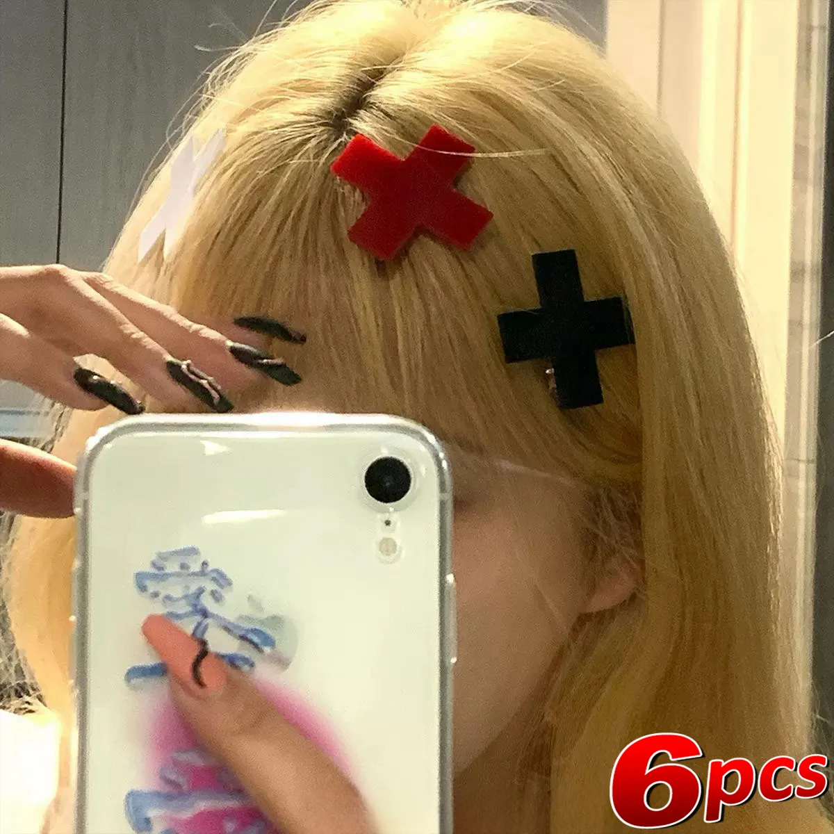 Clip de pelo de Cruz Roja Y2K  - Bobby Pin Bulk reseña y precio